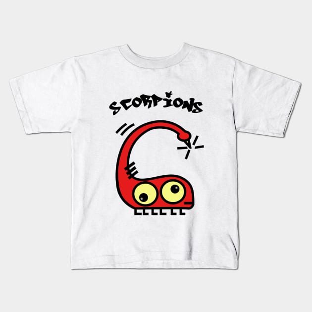 Scorpion Kids T-Shirt by andrea-balza